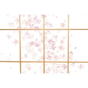 菊池襖紙工場 令和の障子紙 桜 RS001 ホワイト・ピンク｜earth-c