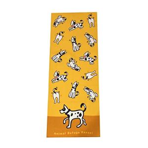 ANIMAL REFUGE KANSAI ARK オリジナルガーゼ手ぬぐい Tenugui (hand-towel) (犬)｜earth-c