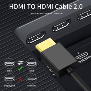 Twozoh スリムHDMIケーブル 2本入り...の詳細画像2