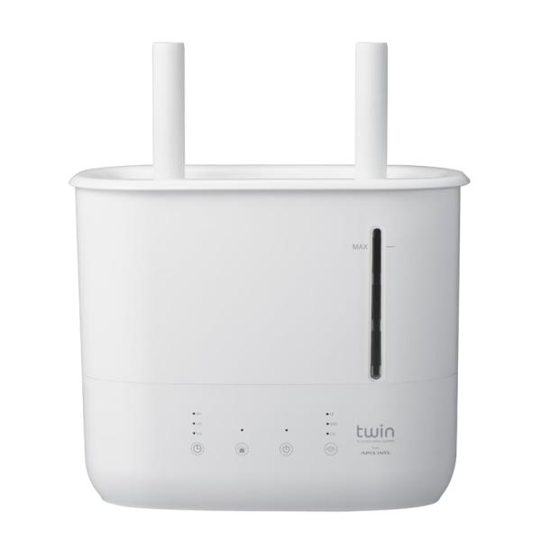 アピックス(APIX INTL) APIX 上部給水超音波式ツイン加湿器 4.5L大容量タンク アロ...