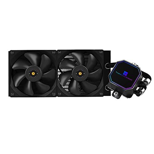 Thermalright Frozen Prism 240 Black 120 mm PWMファン付...