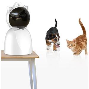 Petiepawインタラクティブな猫のおもちゃ LEDライト自動猫/犬のおもちゃ 運動不足を解消し、ストレスを解消する発光する猫のおもちゃ USB充電｜earth-c
