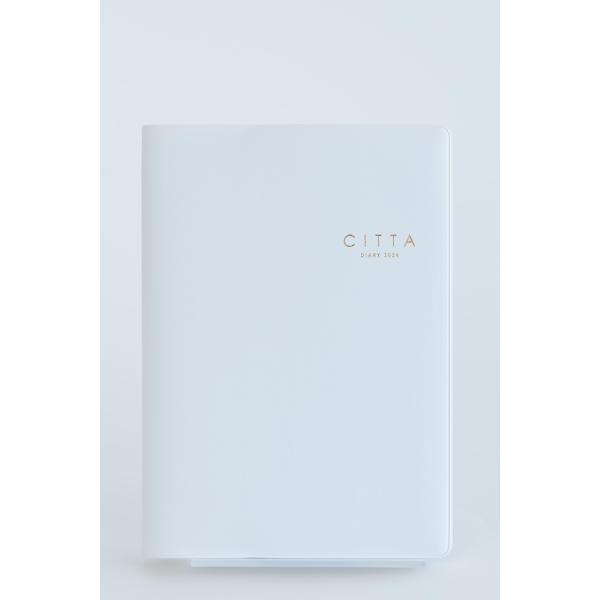 CITTA手帳2024(2023年10月始まり)ピュアホワイト【B6サイズ】
