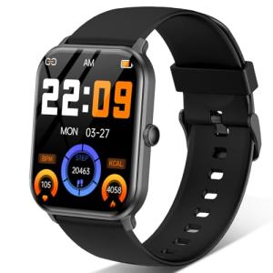 スマートウォッチ 通話機能付き 1.9インチ大画面 Bluetooth5.3 電卓 活動量計 歩数計 Smart Watch IP68防水 音楽再生｜earth-c