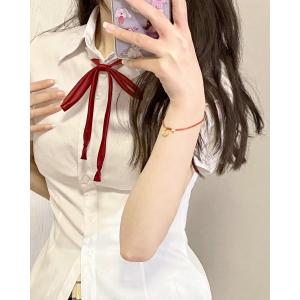 愛の部屋 紐タイ スクール ひも 卒業式 紐リ...の詳細画像2