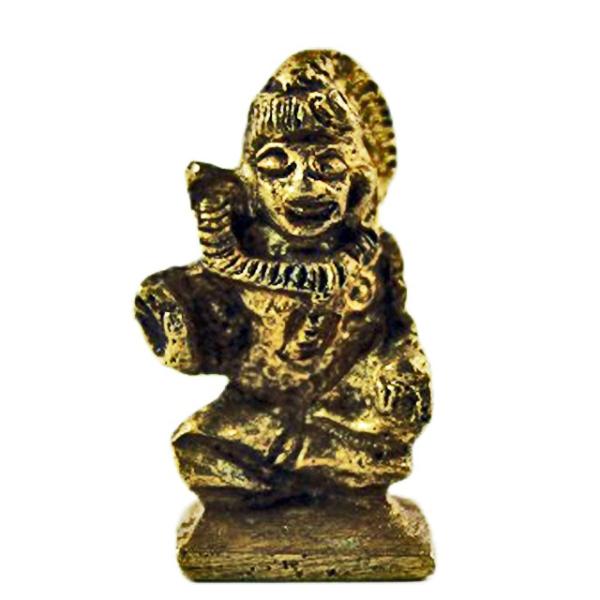 ミニシヴァ真鍮像　アジアン雑貨　エスニック雑貨　三大神の一人シヴァ神　ダンスの神様　