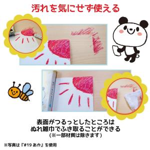 サクラクレパス 水でおとせるクレヨン 16色 ...の詳細画像2