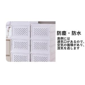 シューズボックス 1段 シューズケース シュー...の詳細画像5