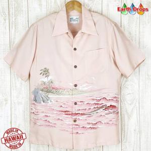 アロハシャツ メンズ Diamond Head Sportswear ピンク ダイヤモンド