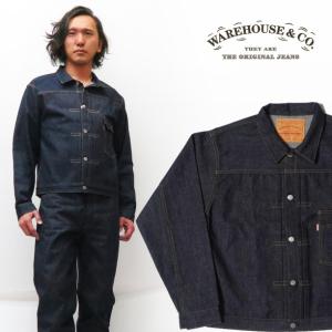 ウェアハウス WAREHOUSE デニムジャケット ファーストモデル 2000XX Dead Stock Blue デッドストックブルー｜earthmarket1