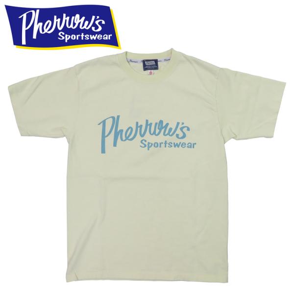 フェローズ PHERROW&apos;S 半袖 Tシャツ プリント ロゴ 「Pherrow&apos;s」 24S-PT...