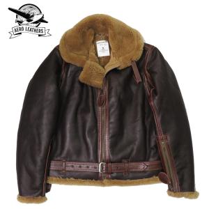 こま　AERO LEATHER A-2 38 フライト ジャケット Aero Leathers 【カスタム可】 エアロレザー AERO LEATHER