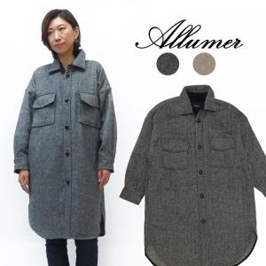 Allumer アリュメール グレンチェック ワイドパンツ レディース