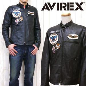 AVIREX（アヴィレックス） アビレックス ライダース ピーコート レザー