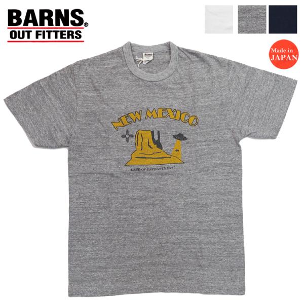 バーンズ BARNS 半袖 吊り編み スーベニア Tシャツ New Mexico BR-23181