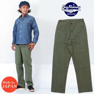 バズリクソンズ BUZZ RICKSONS ヘリンボーン ツイル パンツ USMC P-41