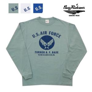 バズリクソンズ BUZZ RICKSON'S 長袖 Tシャツ プリント 334th FTR-BOMB SQ.  MADE IN USA BR69058 BUZZ RICKSON'S バズリクソンズ 長袖 Tシャツ プリント 334th FTR-BOMB