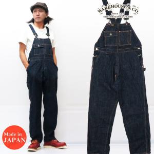 WAREHOUSE ウェアハウス DD-1006XX デニム オーバーオール ワンウォッシュ DUCK DIGGER ダックディガー ツナギ サロペット No.1 Denim Overall One wash｜earthmarket1