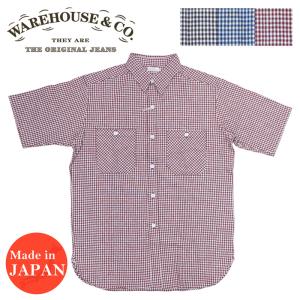 WAREHOUSE（ウエアハウス） ウェアハウス シャツ 半袖 マドラス