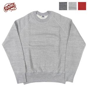 DENIME ドゥニーム 4本針 ラグランスリーブ クルーネック スウェット フラットシーマー Lot.261 新生ドゥニーム WAREHOUSE ウェアハウス製 ウエアハウス