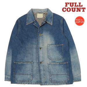 FULLCOUNT デニムカバーオール　チョアジャケット FULLCOUNT フルカウント インディゴ ウォバッシュストライプ