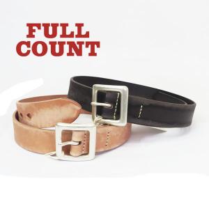 FULLCOUNT（フルカウント） ベルト 本革 ナローベルト 牛革 カウハイド