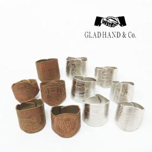 GLAD HAND グラッドハンド シガータグリング 真鍮 ブラス シルバー ブラック 指輪 スカーフリング ストールリング｜EARTH MARKET