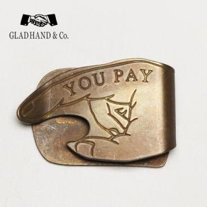 GLAD HAND（グラッドハンド） レザー マネークリップ ウォレット