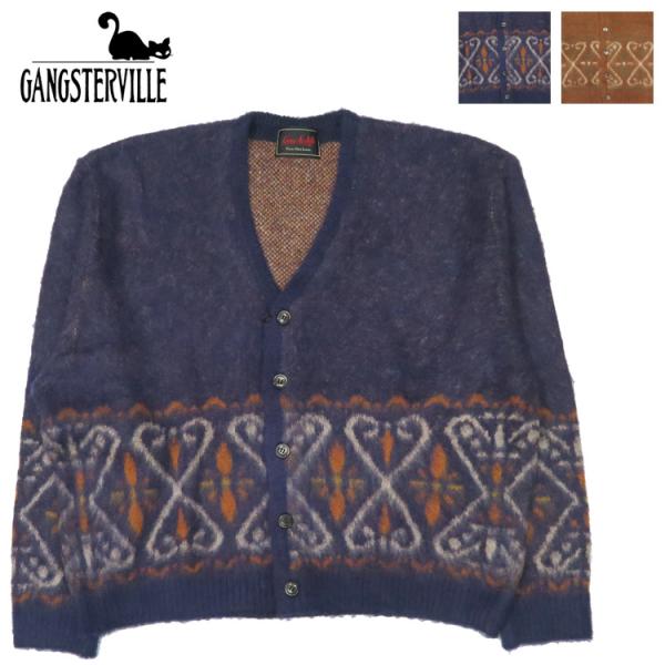 GANGSTERVILLE ギャングスタービル アクリルモヘア カーディガン VENICE HEAR...