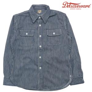 WAREHOUSE ウェアハウス 長袖 スタンドカラー シャンブレー