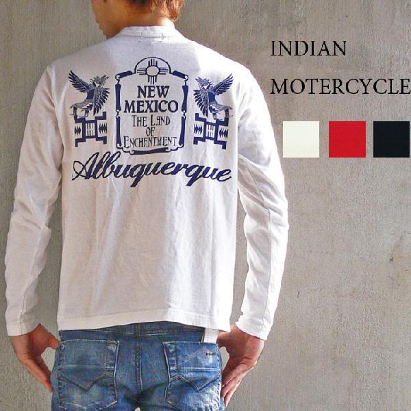 インディアンモーターサイクル Indian Motorcycle 長袖プリントTシャツ Albuqu...
