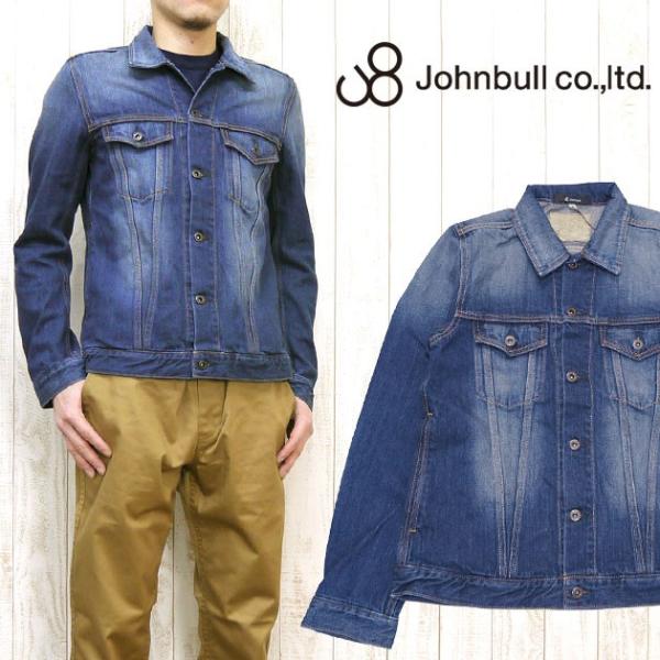 ジョンブル JOHNBULL デニムジャケット Ｇジャン サードタイプ 3rd ジップアップ ユーズ...