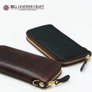 KC'S ケーシーズ 2つ折り ラウンドジップ ウォレット ヴィンテージ