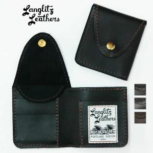 ラングリッツレザーズ Langlitz Leathers レザー ソフト ウォレット カードケース ...