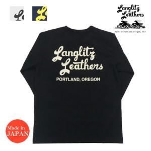 ラングリッツレザーズ Langlitz Leathers 長袖 Tシャツ ロゴプリント TypeA ...