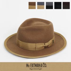 J.J. WILLIAMS FEDORA By Mr.FATMAN ミスターファットマン ウールフェルトハット