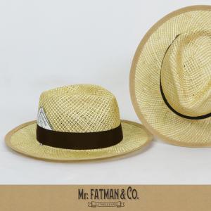 J.J. WILLIAMS FEDORA By Mr.FATMAN ミスターファットマン ストローハット Two Dollar トゥーダラー 5241502 【2024年春夏新作】｜EARTH MARKET