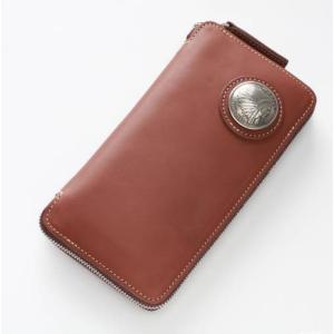 GLAD HAND（グラッドハンド） レザー ジップ ロング ウォレット SPEAK
