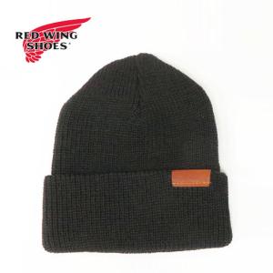 REDWING レッドウィング メリノウール ニットハット ニット帽 ブラック アメリカ製 STYLE NO.97492｜earthmarket1