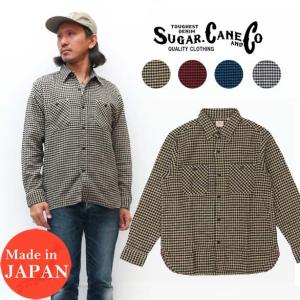 SUGAR CANE シュガーケーン 半袖 ヴィエラチェック ワークシャツ