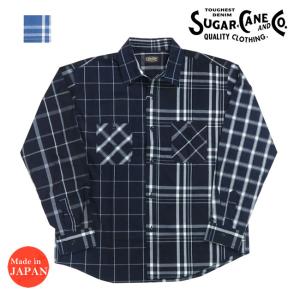 SUGAR CANE シュガーケーン SUGARCANE 長袖 チェック ワークシャツ