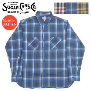SUGAR CANE シュガーケーン 半袖 ヴィエラチェック ワークシャツ