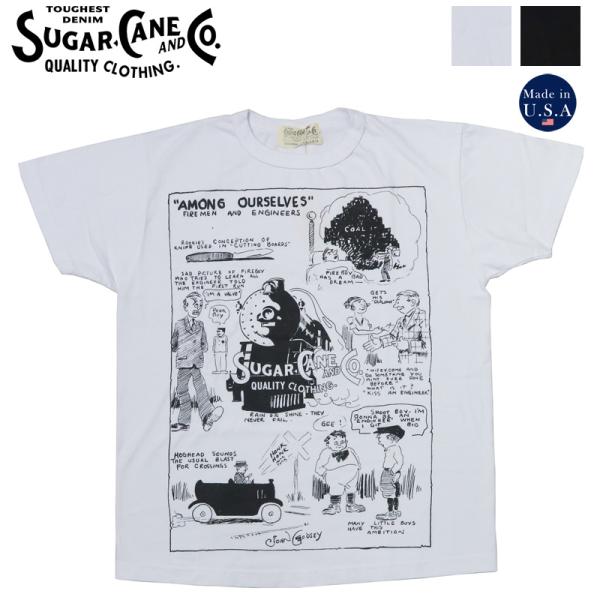 シュガーケーン 半袖 Tシャツ 1920&apos;s Cartoon Made in U.S.A SC792...