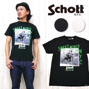 Schott N.Y.C（ショット） Schott EMBROIDERY ジップ スウェット
