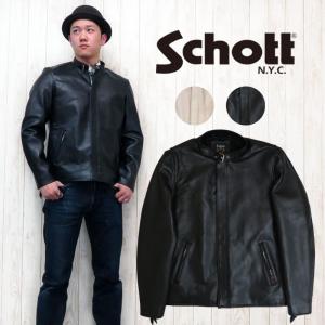 ショット Schott シングル クラシックレーサージャケット シープスキン sch3161055｜earthmarket1