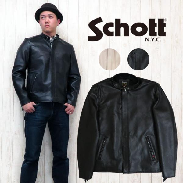 ショット Schott シングル クラシックレーサージャケット シープスキン sch3161055