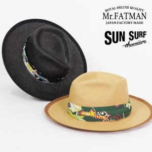 サンサーフ SUN SURF × Mr.FATMAN ハワイアン パナマハット ANGEL'S TRUMPET SS02786 【2024年春夏新作】｜earthmarket1