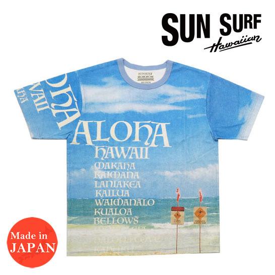 サンサーフ SUN SURF 半袖 Tシャツ ハワイアンフォト “BEACH” SS78790 