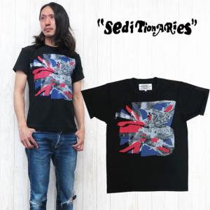 SEDITIONARIES by 666 A.FLAG 半袖Ｔシャツ トリプルシックス PRINT S S TEE SHORT SLEEVE STZ019 stz019｜earthmarket1