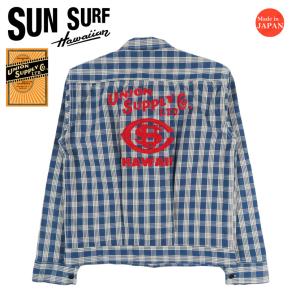 SUN SURF サンサーフ ユニオンサプライ 長袖 パラカチェック シャツ